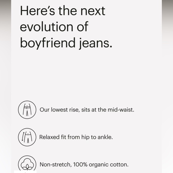 NWT Everlane The Relaxed Straight Organic Jean size 29 - Picture 16 of 16